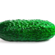 зеленый огурчик