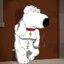 The dog Brian