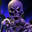 THE very purple SKELETON