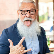 ältere angespannte Kugel