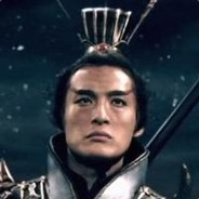 头戴紫金冠身披连环铠手持方天画戟坐下赤兔马