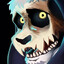 evil f skeleton