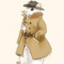 3 Hamsters in a trench coat