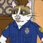 Officer MeowMeow Fuzzy Face