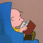 Charlie Brown reading the Quran