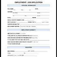 Job application