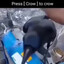 Press [ Crow ] to crow