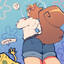 SANDY CHEEKS C*CK VORE