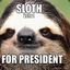 Sloth_for_President