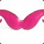 bigode rosa