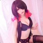 蕾丝蓝白条纹胖次Poi