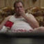 40 year old man watching tv
