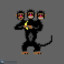 Three headed monkey