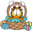 A Basket of Colored Eggs