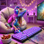 Lil Purple Iguana