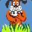 Duck Hunt dog smugly laughing