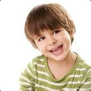 一个爱笑的蓝孩子