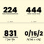 224 or 2/24/4