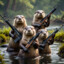 Flock of Otters