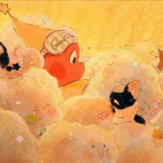 踏实的小象看日落