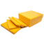 A singular block of cheese