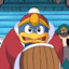 dedede with frying pan