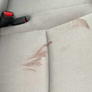Rosa Park's stained bus seat