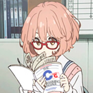 anime girl with programming book