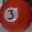 Red number 3