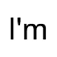 I'm