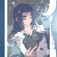 暮雨执伞俯人间