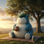 Snorlax Argento
