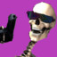Skeleton with Gun