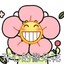 开心的像朵花