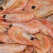 варёная креветка.