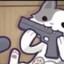 cat with a gun