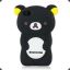 Black Rillakkuma Iphone 4S Case