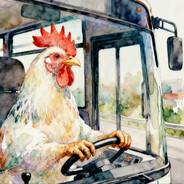 公鸡开大巴