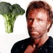 broccoli and a man