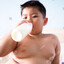 Shirtless Milk Drinker