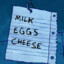 A Floating Shopping List