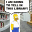 我要去the library扰乱公共