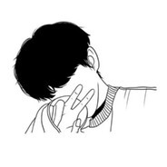 孤林落的夕阳风