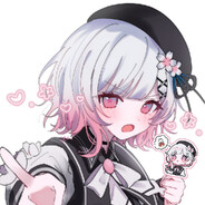 粉白色笨蛋小狗