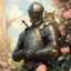Knight with Cat