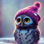 Owl-Beanie