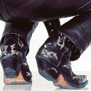 Cowboy boots.