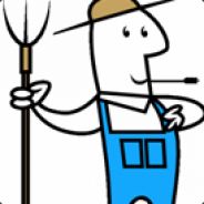 Samotny Rolnik w Polu