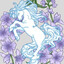 Floating flower girl