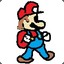 Bad MSPaint Mario